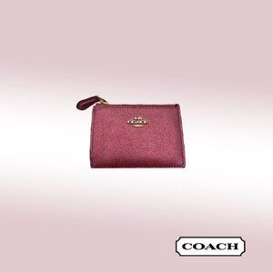Coach Skinny Mini ID Wallet – Metallic Antique Blush